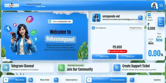 BabaSMMPanel.com Panel Image