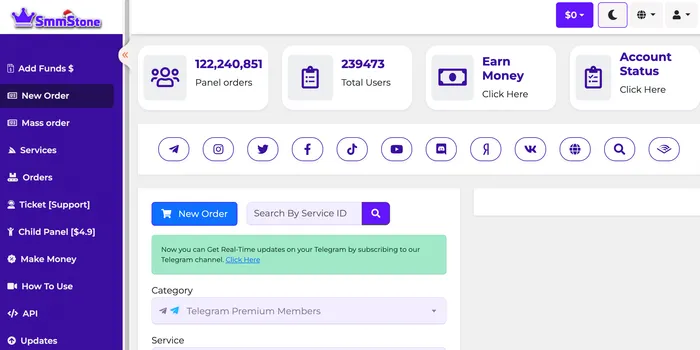 SMMStone.com Panel Image