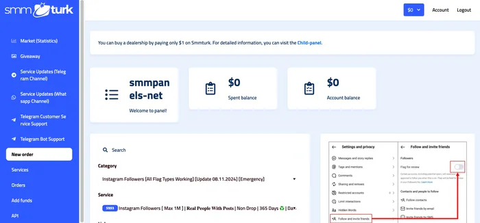 SMMTurk.org Panel Image